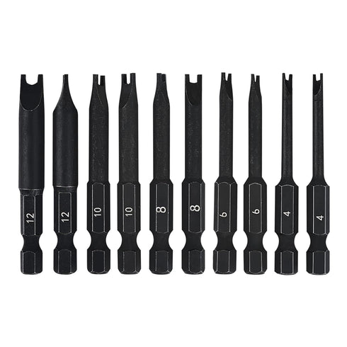 Spanner Bit Set (10 Pack - 2.3" Long Magnetic Heads) Spanner Fork