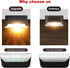 16 Pack pearlstar Solar Step Lights,Solar Deck Railing Lights Outdoor Waterproof Led Fence Lamp for Patio,Stairs,Garden