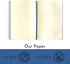 Portage Blank Hardcover Aesthetic Notebook, 6 x 8.5 Inches, 224 Pages, Navy Blue, Bleed-Proof Paper Notepad