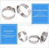 Glarks 20Pcs 304 Stainless Steel Adjustable Worm Gear Hose Clamps Assortment Kit, 21-44MM Range for Plumbing