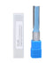 Accusize Industrial Tools 1/2'' Cutting Dia. x 1-1/2'' Flat Length x 1/2'' Shank Double Flute Extra Long Router Bit