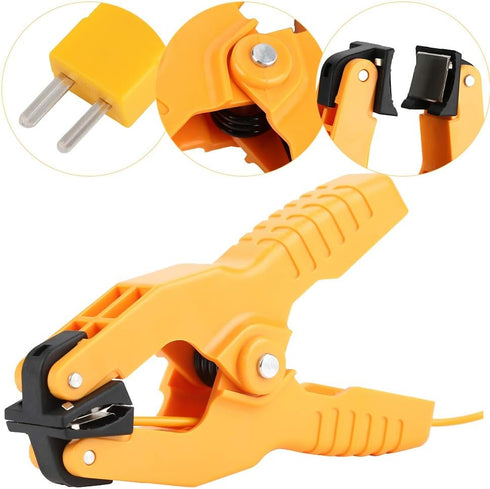 Heayzoki K Type Thermocouple Pipe Clamp Adapter for K-Type Probe Thermocouple Sensor