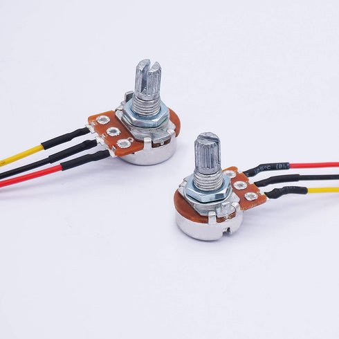 TWTADE 3PCS 100K Ohm Linear Taper Rotary Potentiometer WH148 B100K with XH2.54-3P Connector Wire Cable