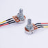 TWTADE 3PCS 100K Ohm Linear Taper Rotary Potentiometer WH148 B100K with XH2.54-3P Connector Wire Cable