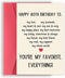 Asmallgf Sweet 80th Birthday Card for Lover, 80 Birthday Gifts for Women Men,