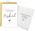 Obbyidk Pregnancy Announcement Card for Husband, Congratulation Dad to Be Card, Baby Announcement