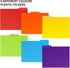 EOOUT 30pcs Colored File Folders, 8.6" x 11.6" Manila Plastic Folders, 3 Tab Poly Folder with Labels