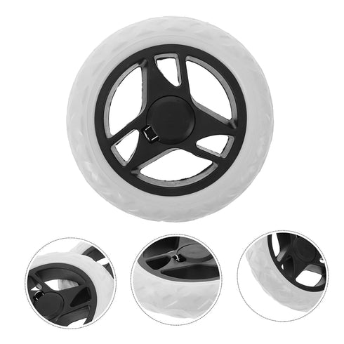 2pcs GLEAVI Supermarket Shopping Cart Wheel Rolling Cart Wheel Replacement for Shopping Trolley Grocery