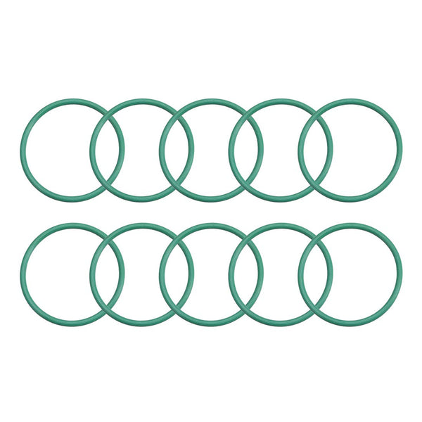uxcell Fluorine Rubber O-Rings, 24mm OD 21mm ID 1.5mm Width FKM Seal Gasket, Green, Pack of 10 for Machinery Plumbing