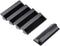 uxcell 5 Pcs Flush Pull Finger Insert Recessed Cabinet Handles, 109mm x 40mm x 20mm, Black
