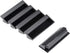 uxcell 5 Pcs Flush Pull Finger Insert Recessed Cabinet Handles, 109mm x 40mm x 20mm, Black