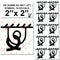 10 Pack 2"x2" Tie Down, Do Not Lift Universal OSHA Compliant Safety