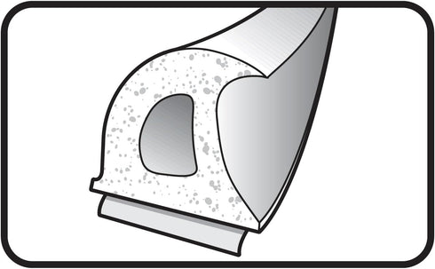 M-D Building Products 43848 All-Climate Thermalblend Weatherseal, Wave Profile, 17 Feet, Brown
