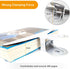 Coideal Extra Large Bulldog Clips White - 2 PCS 20cm Jumbo XL Bull Binder Paper Clip Clamps for Office