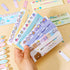 Cute Animals Plant Foods Mini Sticky Notes, 8 Styles Cartoon Flags, Self-Stick Fun Post it Notes, 120 Sheets/Pack