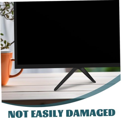 Cabilock Replacement Tv Feet for Double Hole Plastic Tv Stand Legs for Bedroom Dorm Office Strong Stability Easy