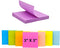 Sticky Notes, 3x3 Inches, Bright Colors Adhesive Sticky Pads, 80 Sheets/Pad, 8 Pads/Pack for Office, Home, School.