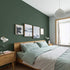 Yasinet 17.7" x197" Dark Green Wallpaper: Green Peel and Stick Contact Paper for Waterproof Self-Adhesive Removable Wall