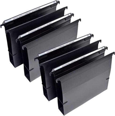 Ultimate Office MagniFile Extra-Capacity Hanging File Folders, 2" Box-Bottom, Letter Size, Set of 4 with Wrap-Around