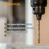 POWERTEC Cobalt Drill Bit Set, 50 PK, 3/64 Inch -1/8 Inch M35 HSS Cobalt Twist Drill Bits with 135° Tip