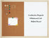 GDMINLO 16.5"x12.6" Dry Erase Cork Board, Bulletin Combination Board, Wall Mounted Memo Board for Home, School, Office