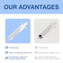 12 Pack 20 ml Plastic Syringe, Luer Slip Syringe without Needle, No Rubber Ring for Scientific Labs, Liquid Refilling