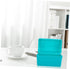 4pcs ARTIBETTER Plastic Index Card Holder Organizer Box with Built in Slots for Flash Cards Notecards Photos