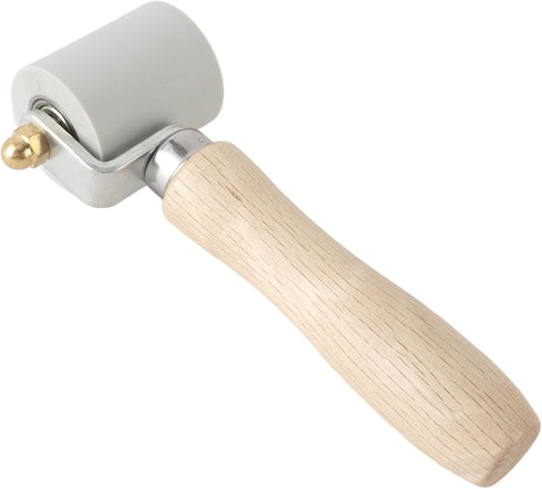 45mm Silicone Seam Roller, Ergonomic Hand Pressure Tool for PVC Roofing Tape, Gray Width 45mm/1.8in