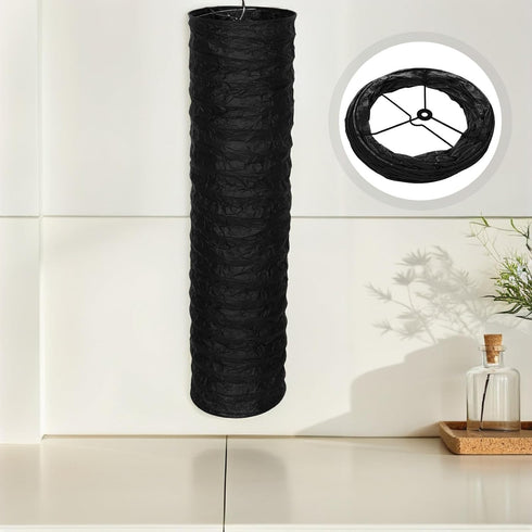 DECHOUS Rice Paper Floor Lamp Shade: Japanese Style Foldable Standing Lampshade Paper Light Cover Replacement
