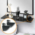Alise 2 Pcs Adjustable Brackets for Board/Glass Floating Shelf, Wall Mount Support Holder Accessories (Black Finish)