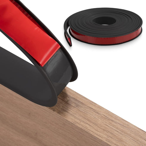 U-Shape Edge Banding, 16.4ft TPE Self Adhesive Veneer Edging Trim for Countertop, Table, Cabinets Restoration (5/8''