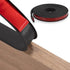 U-Shape Edge Banding, 16.4ft TPE Self Adhesive Veneer Edging Trim for Countertop, Table, Cabinets Restoration (5/8''