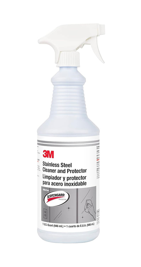 3M Stainless Steel Cleaner & Protector with Scotchgard - Ready-to-Use, Flip-Top Cap
