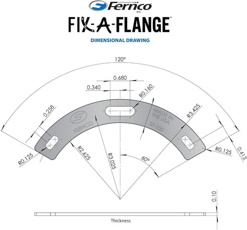 Fernco Fix-A-Flange Complete Universal Toilet Flange Water Closet Repair Kit