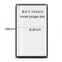 25 Pack 8.5 14 inch 2-View Menu Covers x - Black Vinyl Menu Holders with Clear Sleeves | Waterproof Restaurant Menu