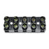 RLECS 500V 20A 5 Position Double Row Screw Terminal Block, Black Electrical Barrier Terminal Strip