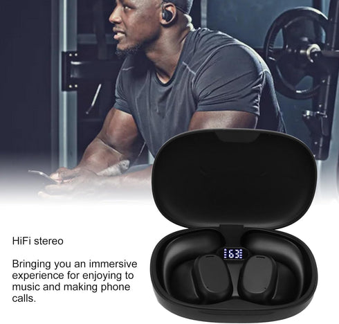 Language Translator Earbuds, Real Time Simultaneous Translation for 144 Languages, Bluetooth Translator, Black