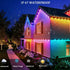 AurNyvaMay 24V 20 IP67 213 Permanent Outdoor Lights,Smart Outdoor Christmas Lights with IC+RGB LED, Waterproof Eaves