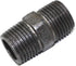 LONG TAO 10PCS 1/2" x 1.5" Black Malleable Steel Nipples Fitting Industrial Piping Plumbing Supplies Thread Pipe Nipple Adapter Fittings by LONG TAO