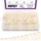 Swpeet 150Pcs Nylon Round Spacer Standoff Screw Nut Assortment Kit, Nylon PA66 Plastic Standoff for M6 Screws