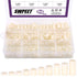 Swpeet 150Pcs Nylon Round Spacer Standoff Screw Nut Assortment Kit, Nylon PA66 Plastic Standoff for M6 Screws