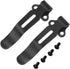 2 Pack Deep Carry Pocket Clips with 4 Screws, Stainless Steel Replacement for Benchmade Bugout 535