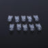 Yosoo G9 220V 40W Halogen Light Bulbs Transparent Glass LED Bulbs JCD Type Energy Saving Lamps, Pack of 10 by Yosoo