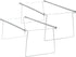 Smead Steel Hanging File Folder Frame, Letter Size, Adjustable Length 23" to 27", Gray