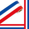 Whaline 32.8ft Patriotic Bulletin Board Borders Red Blue White Die-Cut Stripes for 4th of July Classroom Decor