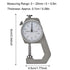 Thickness Gauge Metal Thickness Gauge, 0-20mm Measuring Tool for Jewelry, Paint, Paper/Film Thickness Meter
