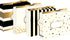 Barker Creek Designer File Folder and Library Pocket Set, Gold, 12 Colorful Folders and 30 Peel & Stick Library Pockets