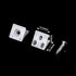 Canomo 50 Packs Plastic Furniture Bottom Sagging Repair Wedges, 90 Degree Drawer Angle Code Bracket with Screws