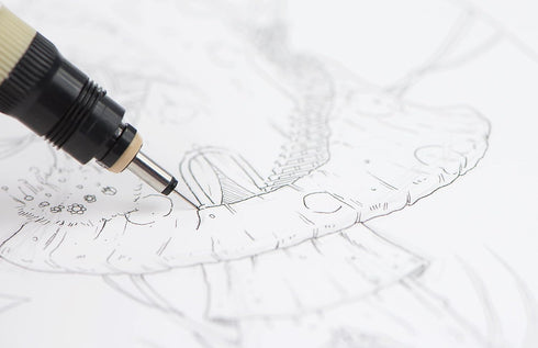 Koh-I-Noor Rapidograph Technical and Artist Pen, 0.25mm Nib, Black, 1 Each (3165.ZZZ)