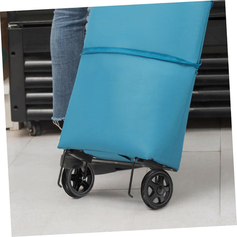 2pcs Cabilock Heavy Duty Grocery Trolley Replacement Wheels Climbing Cart Casters for Laundry Rolling Cart Stairs